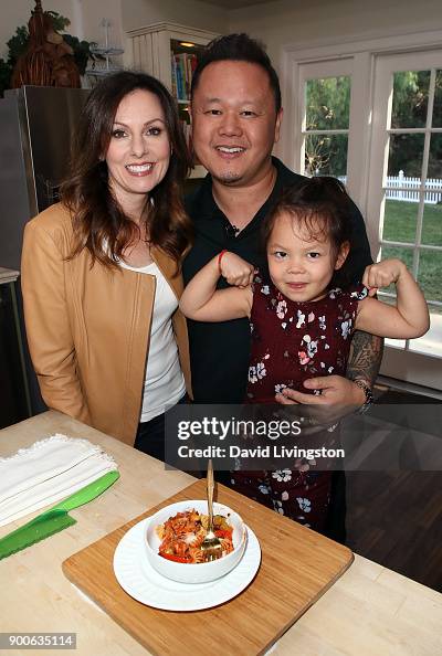 Chef Jet Tila , wife Allison Tila and daughter Amaya Tila visit... News ...