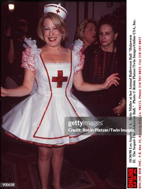 New York, NY. Bette Midler at her Anuual Halloween ball, "Hulaween II: The Sequel - The Makeover Ball."