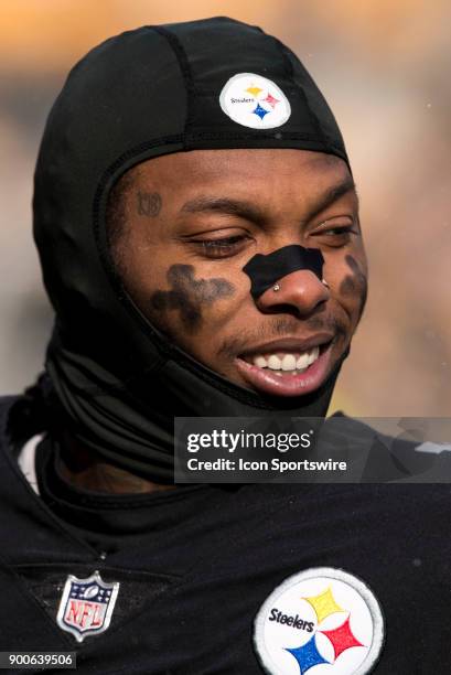 Pittsburgh Steelers Wide Receiver Martavis Bryant looks on during the game between the Cleveland Browns and the Pittsburgh Steelers on December 31,...