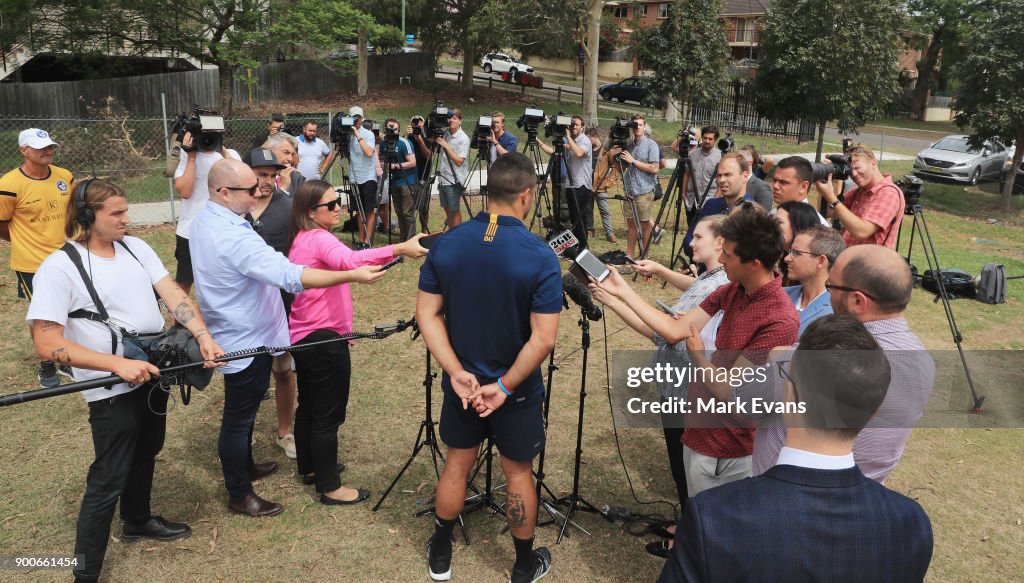 Parramatta Eels Training Session & Press Conference