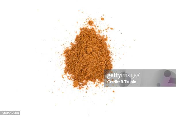 cacao powder isolated - cinnamon stock-fotos und bilder