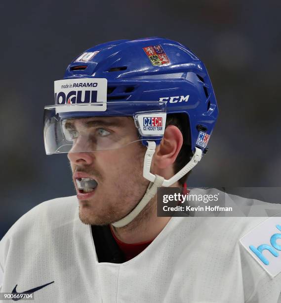 Martin Kaut of Czech Republic during the IIHF World Junior Championship against Sweden at KeyBank Center on December 28, 2017 in Buffalo, New York.