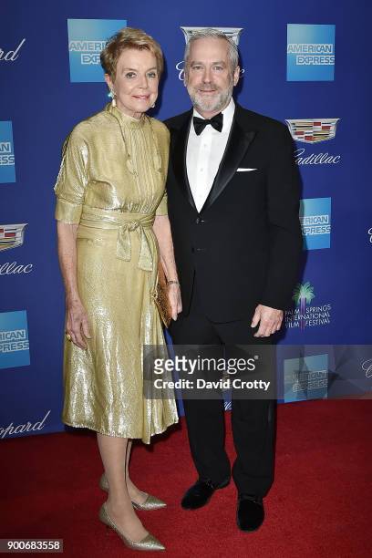 Donna MacMillan and Bill Nicholson attend the 29th Annual Palm Springs International Film Festival Film Awards Gala - Arrivals at Palm Springs...