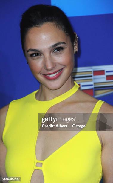 Actress Gal Gadot arrives for the 29th Annual Palm Springs International Film Festival Film Awards Gala held at Palm Springs Convention Center on...
