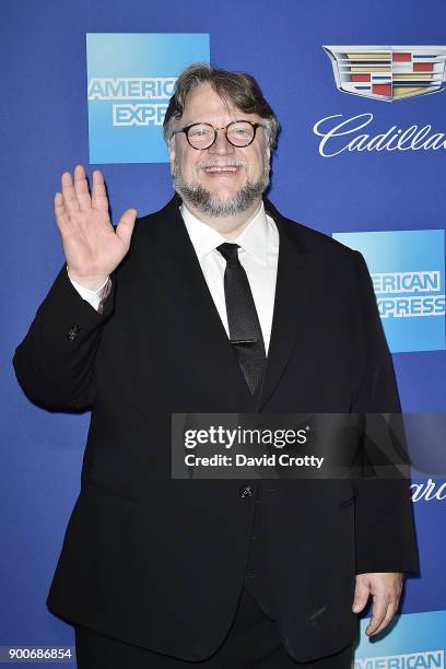 Guillermo del Toro attends the 29th Annual Palm Springs International Film Festival Film Awards Gala - Arrivals at Palm Springs Convention Center on...