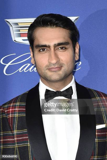 Kumail Nanjiani attends the 29th Annual Palm Springs International Film Festival Film Awards Gala - Arrivals at Palm Springs Convention Center on...