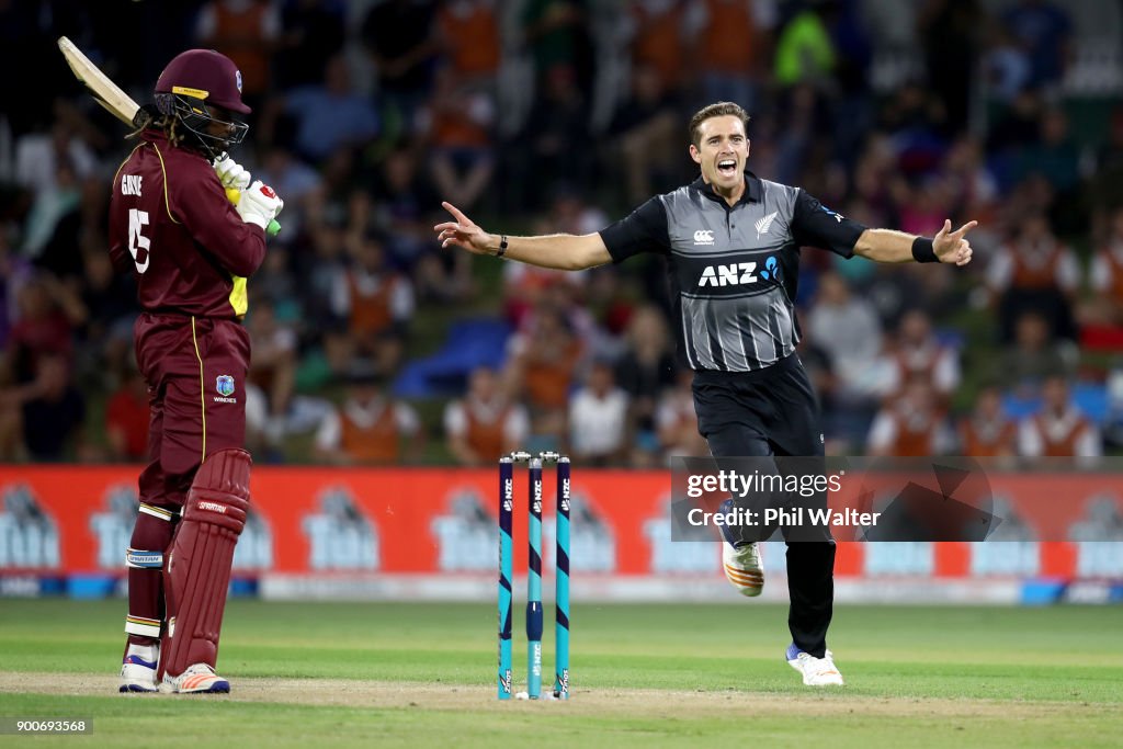 New Zealand v West Indies - 3rd T20