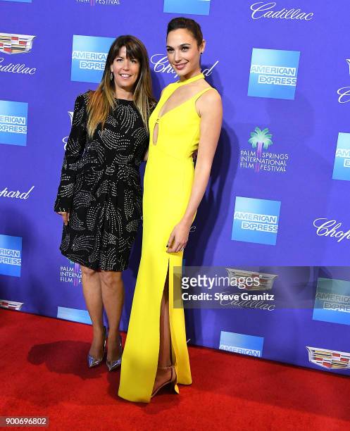 Gal Gadot, Patty Jenkins arrives at the 29th Annual Palm Springs International Film Festival Film Awards Gala at Palm Springs Convention Center on...