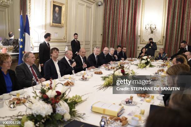 French Labour Minister Muriel Penicaud, French Minister for the Territorial Cohesion Jacques Mezard, French Minister for the Ecological and Inclusive...