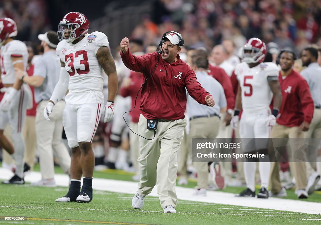 COLLEGE FOOTBALL: JAN 01 Sugar Bowl - CFP Semifinal - Alabama v Clemson