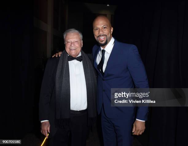 Chairman of the Palm Springs International Film Festival Harold Matzner and Common attend the 29th Annual Palm Springs International Film Festival at...