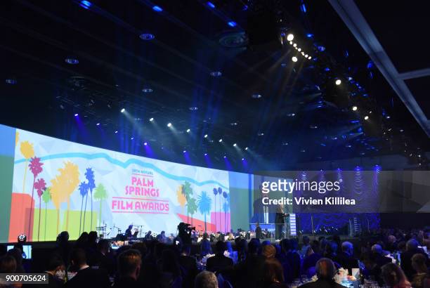 Chairman of the Palm Springs International Film Festival Harold Matzner speaks at the 29th Annual Palm Springs International Film Festival at Palm...
