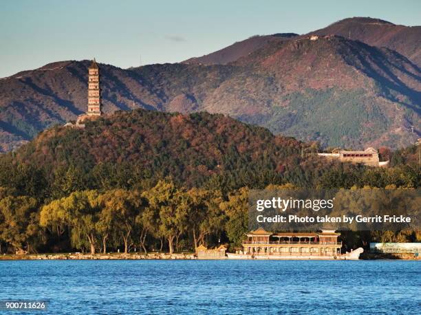 beijing summer palace - ostasien stock pictures, royalty-free photos & images