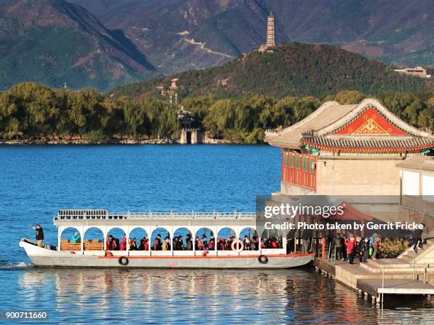 beijing summer palace - ostasien imagens e fotografias de stock