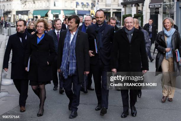 French Minister attached to the Minister of Ecological and Inclusive Transition Sebastien Lecornu, French Labour Minister Muriel Penicaud, French...