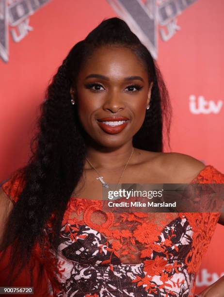 Jennifer Hudson during The Voice UK Launch photocall held at Ham Yard Hotel on January 3, 2018 in London, England.