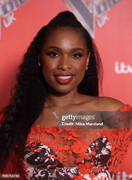 Jennifer Hudson during The Voice UK Launch photocall held at Ham Yard Hotel on January 3, 2018 in London, England.