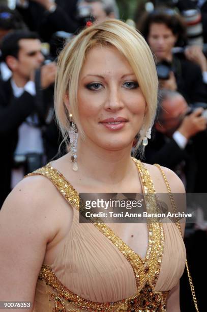 Loana Petrucciani attends the Vengeance Premiere at the Grand Theatre Lumiere during the 62nd Annual Cannes Film Festival on May 17, 2009 in Cannes,...