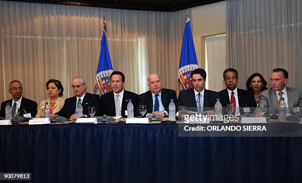 Ministers of Foreign Affairs, of Dominican Republic, Carlos Morales, of Panama, Juan Carlos Varela, of Mexico, Patricia Espinoza, of Argentina, Jorge...