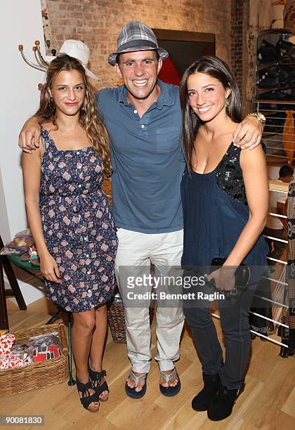 Charlotte Ronson, Michael Carl, and Shoshanna Guss attends the Housing Works "Last Days Of Summer Editor's Choice" cocktail party and shopping event...