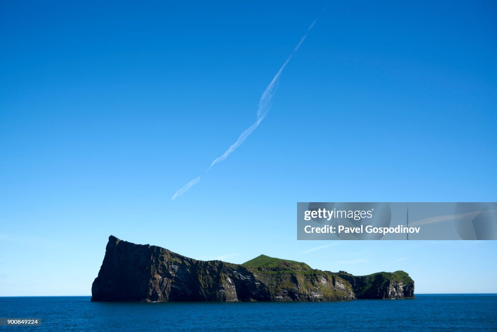 A very small island, part of Vestmannaeyjar (Western Islands) archipelago, Iceland