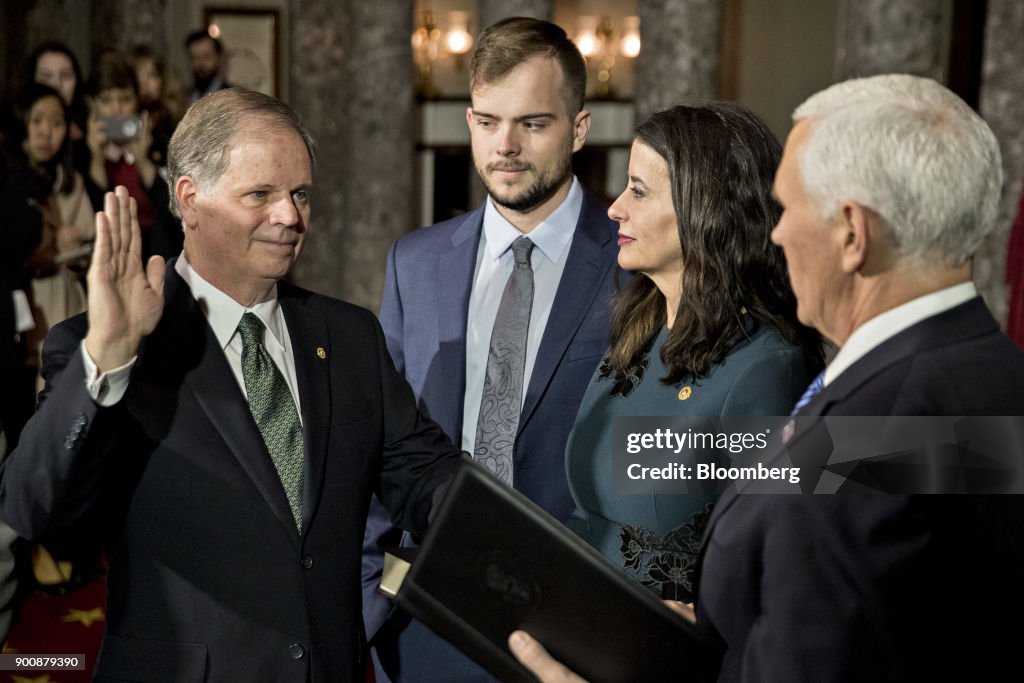 Alabama Democratic Senator Doug Jones Is Sworn Into Office