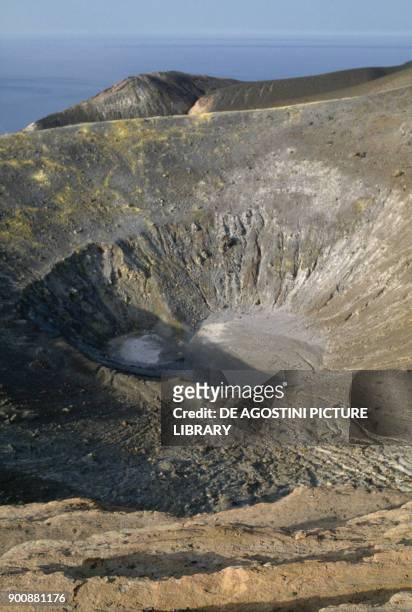 Gran Cratere della Fossa , Vulcano island, Aeolian or Lipari Islands , Sicily, Italy.