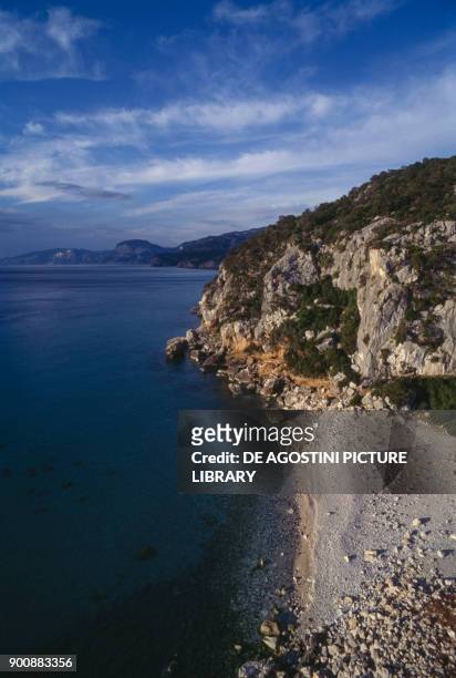 Cala Fuili , Gulf of Orosei and Gennargentu National Park, Sardinia, Italy.