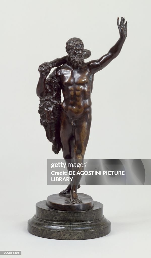 Italian-Flemish statuette of Hercules