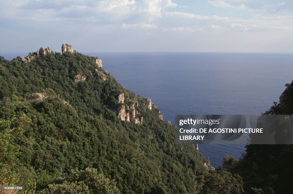 Capo d'Orso between Cetara and Maiori, Campania