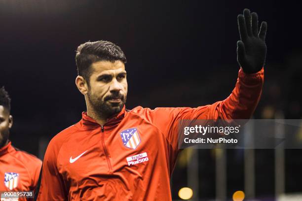 Diego Costa from Spain of Atletico de Madrid during the Copa del Rey Spanish King's Cup match between Lleida v Atletico de Madrid, at Camp d'Esports...