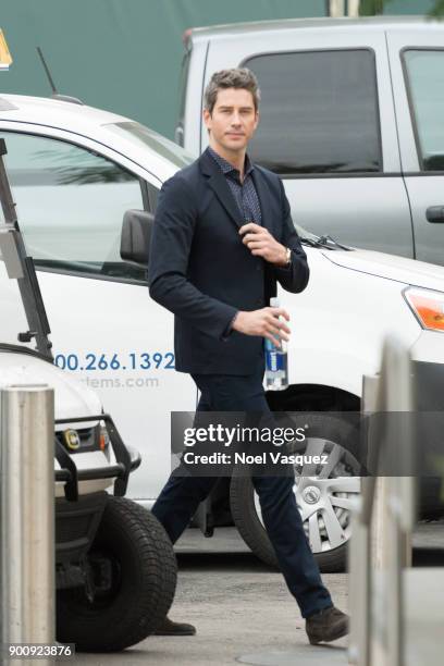 Arie Luyendyk visits "Extra" at Universal Studios Hollywood on January 3, 2018 in Universal City, California.