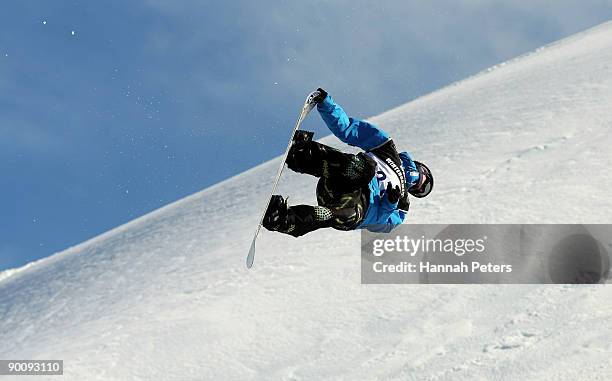 Iouri Podladtchikov of Switzerland competes in the Men's Snowboard Halfpipe during day five of the Winter Games NZ at Cardrona Alpine Resort on...