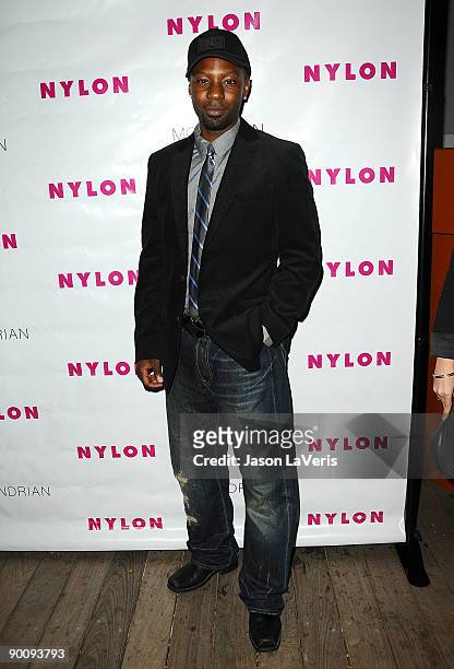 Actor Nelsan Ellis arrives at Nylon Magazine's TV Issue launch party at SkyBar on August 24, 2009 in West Hollywood, California.