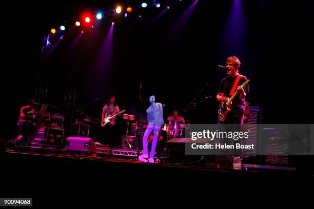 Perform on stage on the second day of V Festival at Hylands Park on August 23, 2009 in Chelmsford, England.