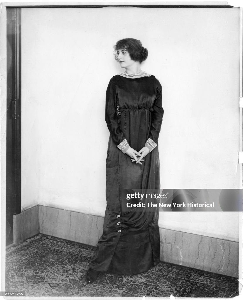Model In Floor Length Gown