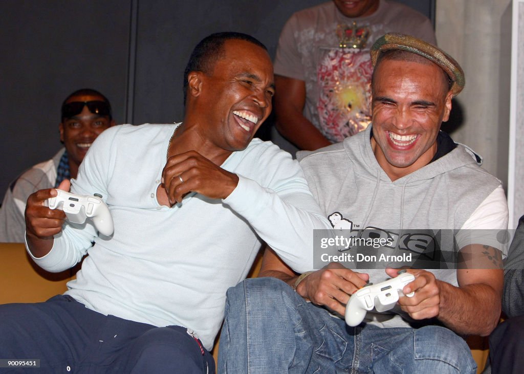 Sugar Ray Leonard & Anthony Mundine Launch New Xbox 360 Game
