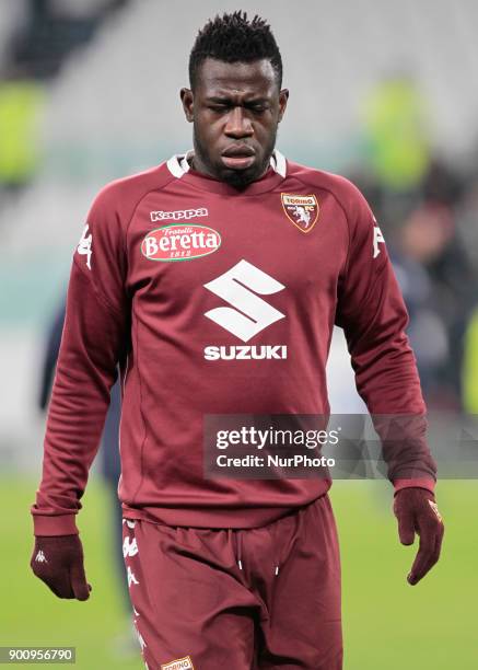 Afriyie Acquah during Tim Cup 2017/2018 match between Juventus v Torino, in Turin, on January 3, 2018 .
