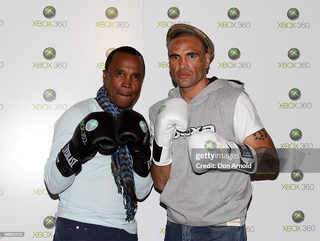 Sugar Ray Leonard & Anthony Mundine Launch New Xbox 360 Game