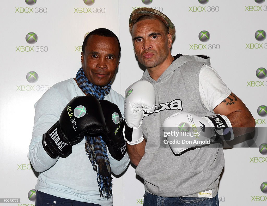 Sugar Ray Leonard & Anthony Mundine Launch New Xbox 360 Game