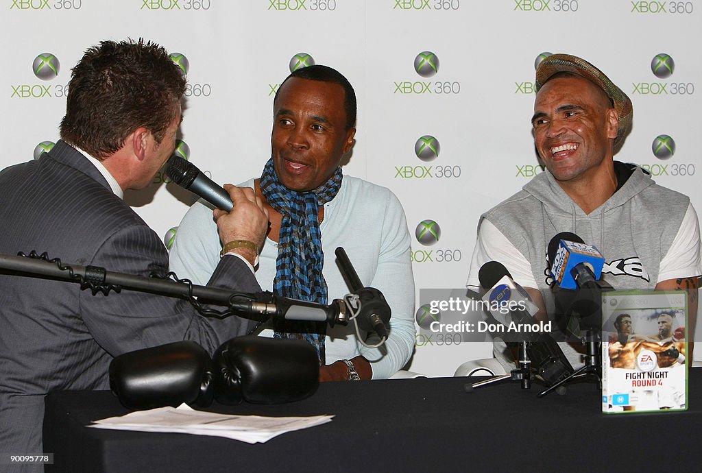 Sugar Ray Leonard & Anthony Mundine Launch New Xbox 360 Game