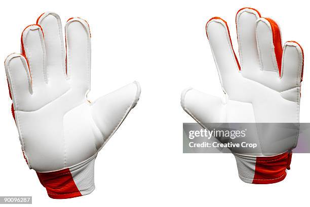 football / soccer goal keepers gloves - gants de sport photos et images de collection