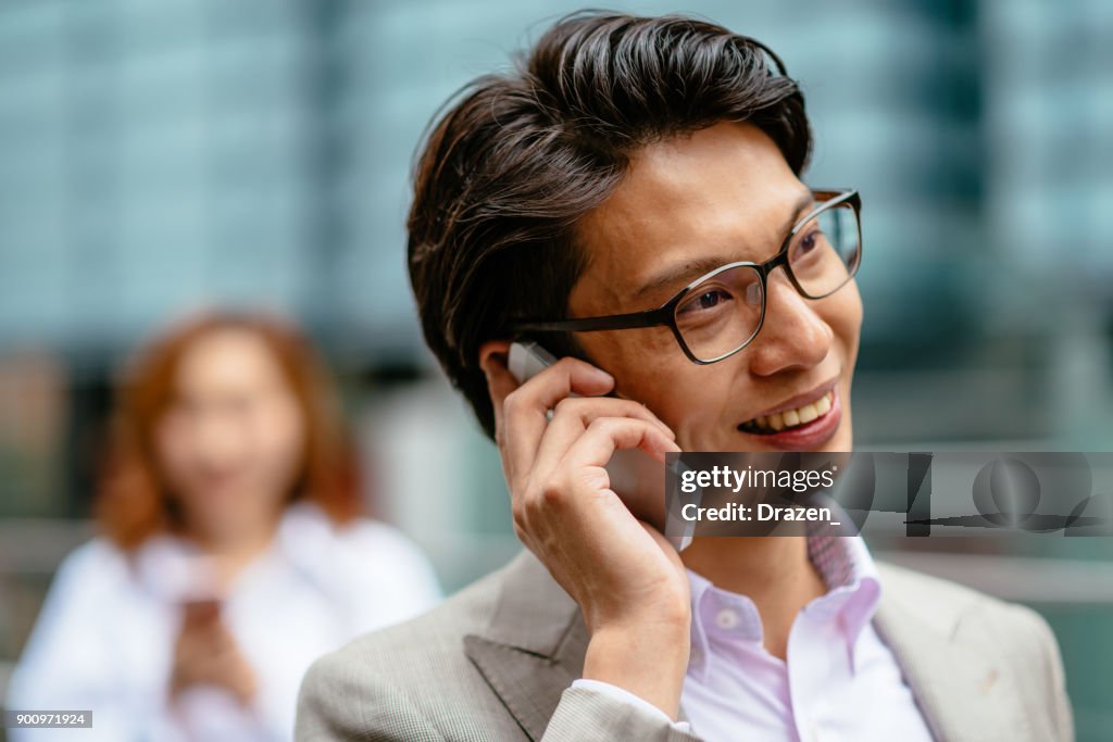 Japanese young people using smart phones most of the day