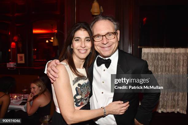 Pamela Berkman and David Berkman attend Julie Macklowe's 40th birthday Spectacular at La Goulue on December 19, 2017 in New York City.