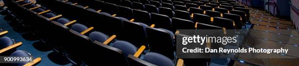 empty seats in theatre auditorium - seating chart stock pictures, royalty-free photos & images