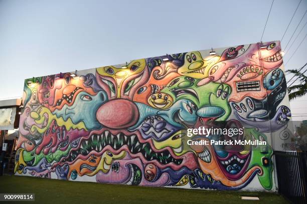 Atmosphere at Wynwood Walls with Peter Tunney at Wynwood Walls on December 10, 2017 in Miami, FL.