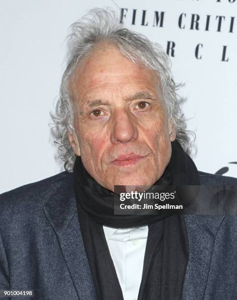 Director Abel Ferrara attends the 2017 New York Film Critics Awards at TAO Downtown on January 3, 2018 in New York City.