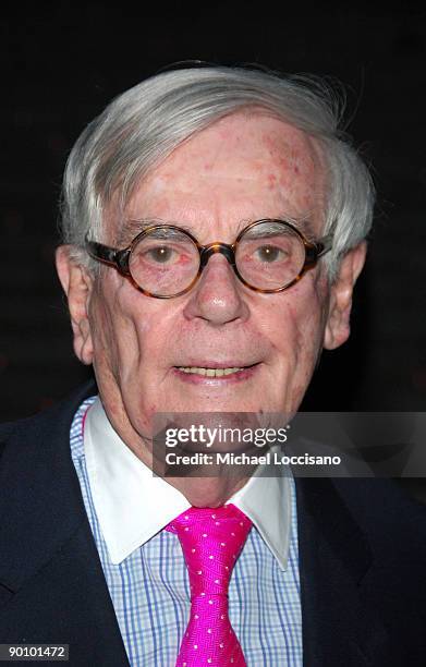Writer Dominick Dunne attends the 7th Annual Tribeca Film Festival Vanity Fair Party at the State Supreme Courthouse on April 22, 2008 in New York...