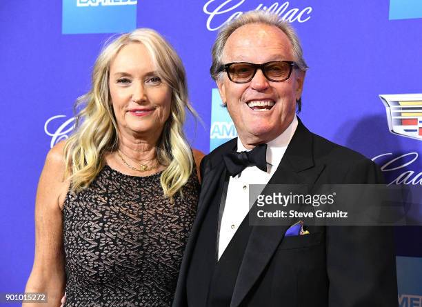Margaret DeVogelaere, Peter Fonda arrives at the 29th Annual Palm Springs International Film Festival Film Awards Gala at Palm Springs Convention...