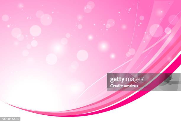 pink defocussed - pink ribbon background stock illustrations